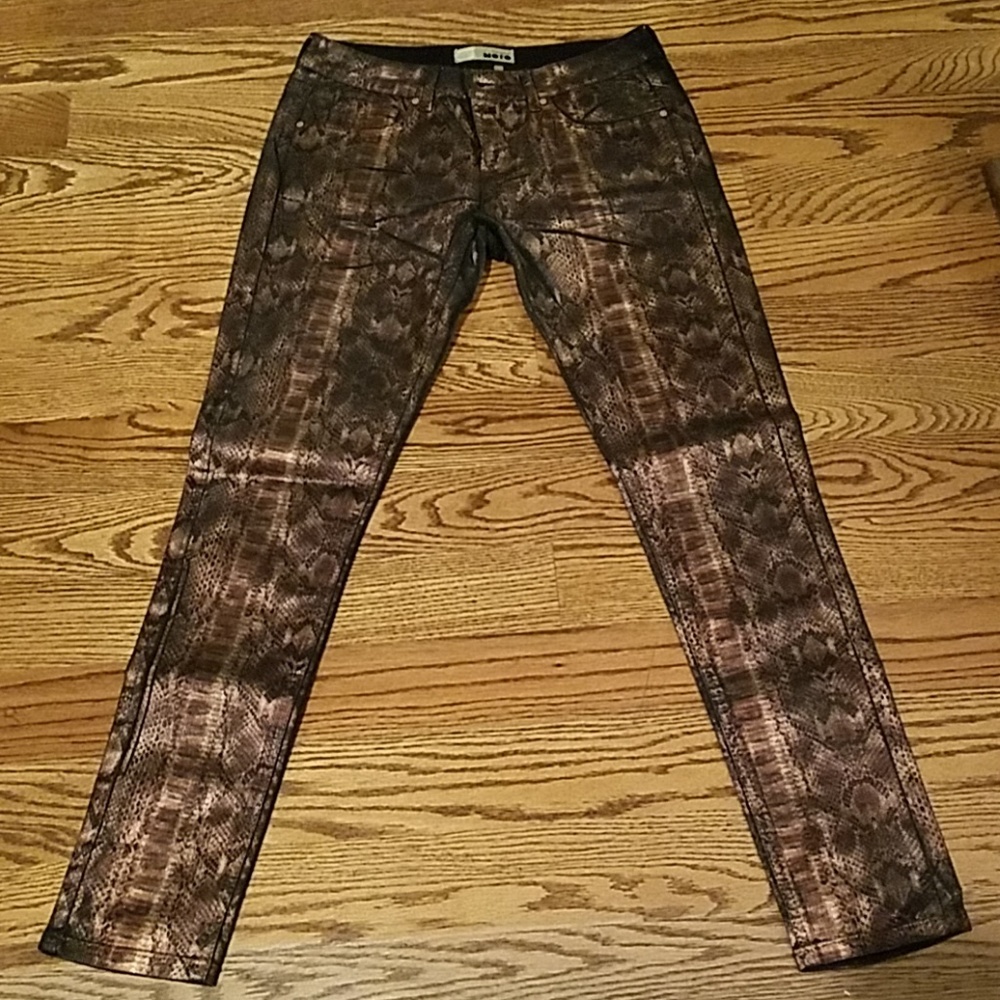 Topshop Moto Snake skinny size 30